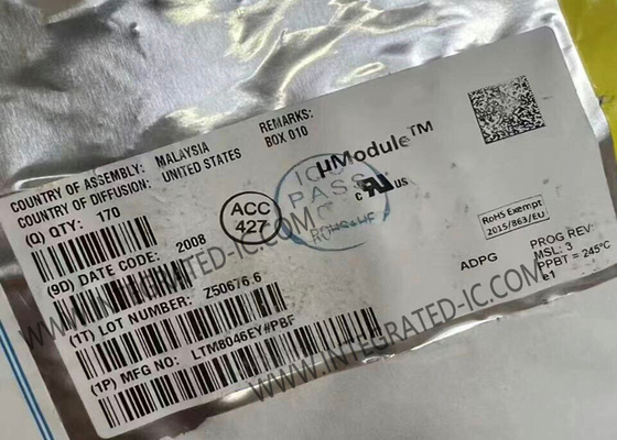 LTM8046EY Integrierter Schaltkreis Chip 550mA Isolierter DC DC µModul Wandler BGA51