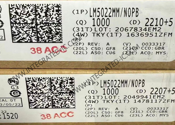 LM5022MM Integrierter Schaltkreis Chip 60V Low-Side Controller für Boost und SEPIC