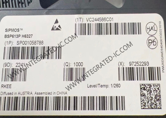 BSP613P Integrierter Schaltkreis Chip 60V P-Kanal Enhancement SIPMOS Leistungs-MOSFET Transistor