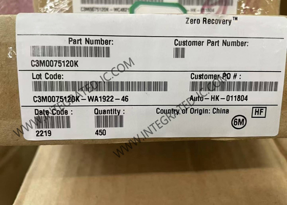 Integrierte Schaltung Chip C3M0075120K Siliziumkarbid N-Kanal MOSFET Transistoren