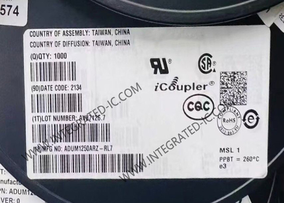 ADUM1250ARZ Integrierter Schaltkreis Chip Hot Swappable Dual I2C Isolator 1 Mbps Digitale Isolator