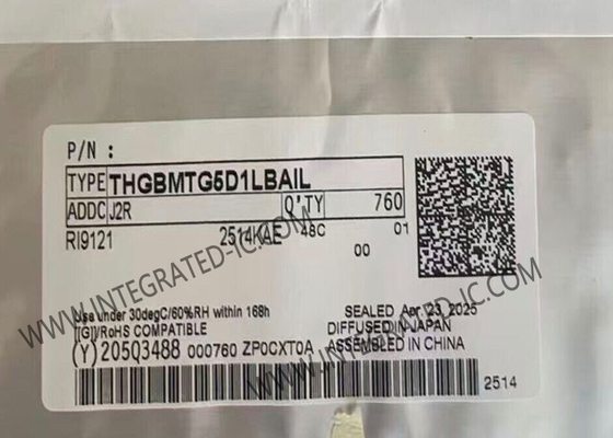 Gedächtnis ICs 153-WFBGA der integrierten Schaltung des Chip-THGBMTG5D1LBAIL 400MB/s Paket