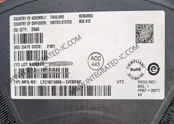 LTC1871IMS-7 Integrierter Schaltkreis Chip Hochspannungseingang Strommodus Boost Flyback und SEPIC Controller
