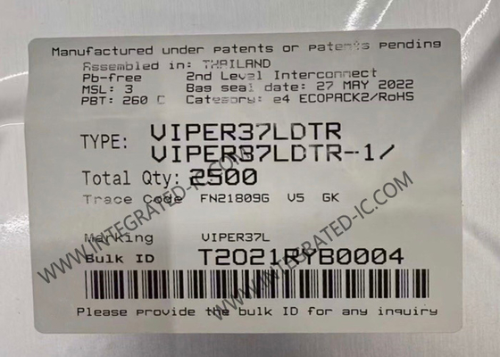 VIPER37LDTR Integrierter Schaltkreislauf Chip Hochleistungs-Festfrequenz-Offline-Wandler