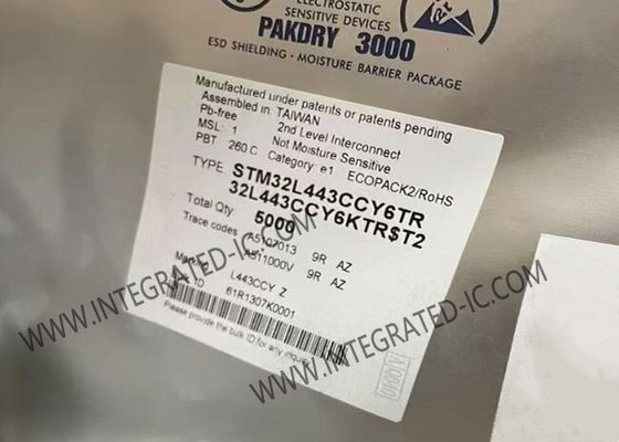 STM32L443CCY6 Mikrocontroller MCU Eingebettete MCU 80MHz 32-Bit-Einzelkern-MCU WLCSP49