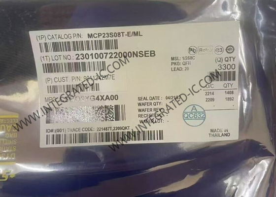 MCP23S08T-E/ML Integrierter Schaltkreislauf-Chip 8Bit SPI I/O-Expander mit serieller Schnittstelle