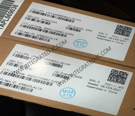 AR8033-AL1A Ethernet-IC 10/100/1000 Mbps Ethernet-Transceiver QFN48 Wi-Fi-Netzwerke