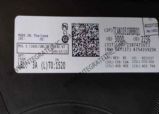 Integrierter Schaltkreislauf Chip TCAN1051DRBRQ1 70V Hochgeschwindigkeits-CAN-Schnittstellen-Transceiver