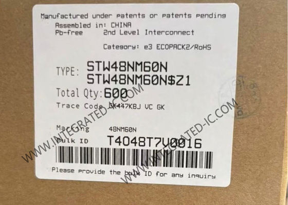 STW48NM60N Integrierter Schaltkreislauf 600V MDmesh II N-Kanal Leistungs-MOSFET-Transistoren