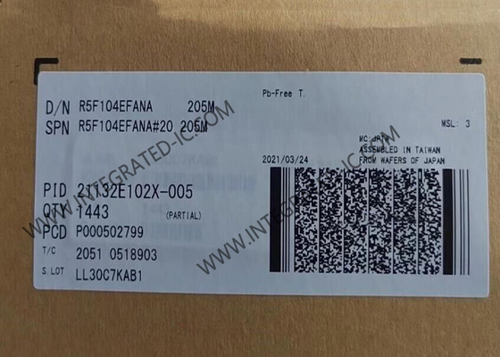R5F104EFANA Mikrocontroller MCU Niedrige Leistung 16-Bit 32MHz RL78/G14 Mikrocontroller 40-HWQFN