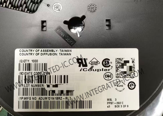 ADUM121N1BRZ Integrierter Schaltkreis-Chip 3,0 kVrms Dual-Kanal Digitalisolatoren