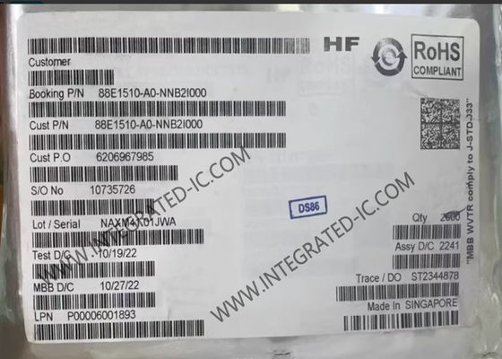 88E1510-A0-NNB2I000 Ethernet-IC Integrierter Single Gigabit Ethernet-Transceiver