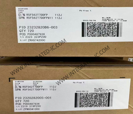R5F562T7DDFP Mikrocontroller MCU 32-Bit 100MHz RX62T Mikrocontroller 100-LFQFP