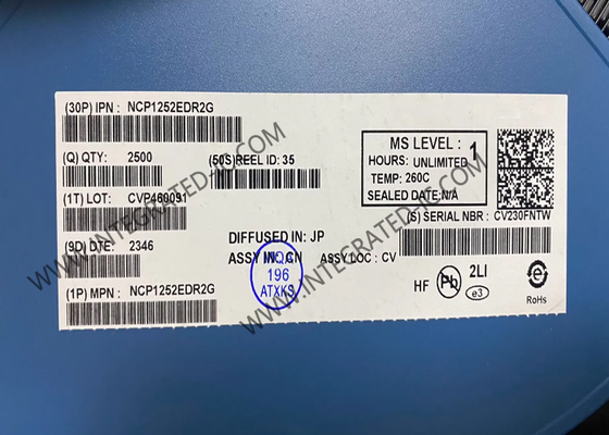 NCP1252EDR2G Integrierter Schaltkreis Chip Strommodus PWM-Steuerung für Vorwärts- und Rückwärtsanwendungen
