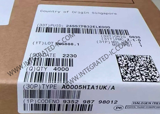 A0005HIA1UK Integrierter Schaltkreis Chip Ladegerät-Treiber-Chip BGA-Gehäuse