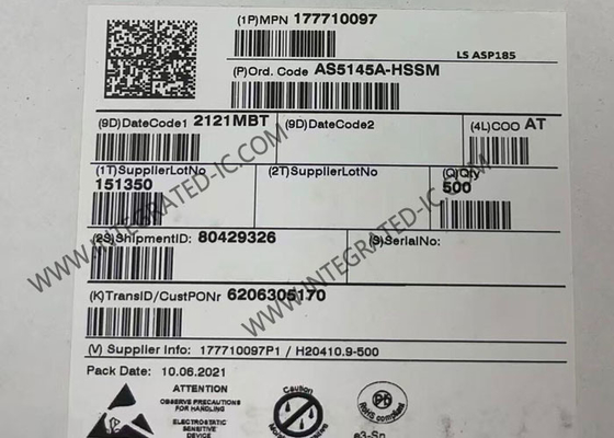 AS5145A-HSSM Sensor IC 12-Bit programmierbarer magnetischer Drehcode SSOP-16
