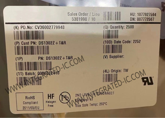 DS1302Z Integrierter Schaltkreis-Chip Trickle-Charge Zeitmessung Chip 31B Serienadresse RTCs