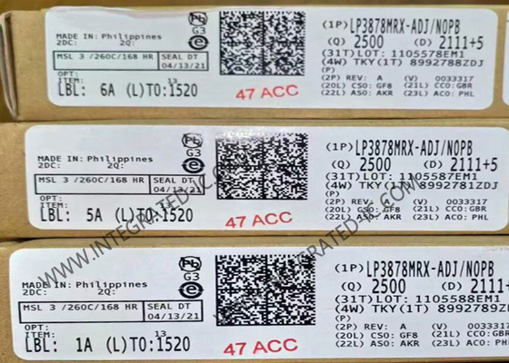 LP3878MRX-ADJ Integrierter Schaltkreis-Chip Low Dropout Spannungsregler 800mA LDO-Regler