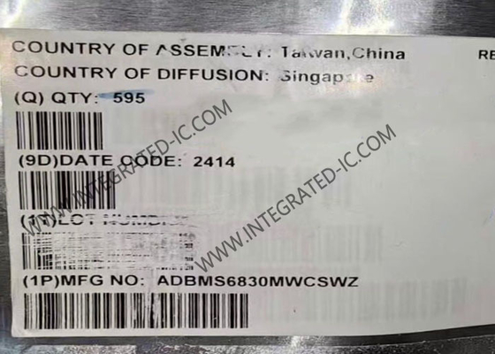 Integrierter Schaltkreislauf-Chip ADBMS6830MWCSWZ 16-Kanal-Monitor für mehrere Batterien