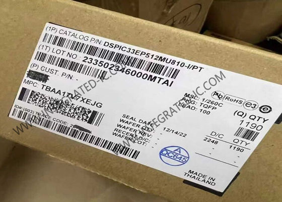 DSPIC33EP512MU810-I/PT Mikrocontroller MCU dsPIC Digitale Signalsteuerung TQFP-100 16-Bit DSC