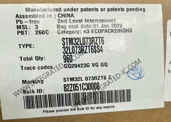 Mikrocontroller MCU STM32L073RZT6 Ultra Low Power ARM Mikrocontroller 32 MHz CPU