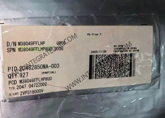 M38049FFLHP 8-Bit-Mikrocontroller MCU mit maximaler Frequenz von 2 MHz im LFQFP-64-Paket