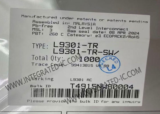 L9301-TR Automotive Octal Low-Side-Treiber Integrierter Schaltkreis Chip mit 8 Treibern, 8 Ausgängen und 2,2 A Ausgangsstrom im PowerSSO-36 Gehäuse