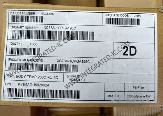 Spartan-7 FPGA bricht XC7S6-1CPGA196C feldprogrammierbare Gatteranordnung 196-CSPBGA ab