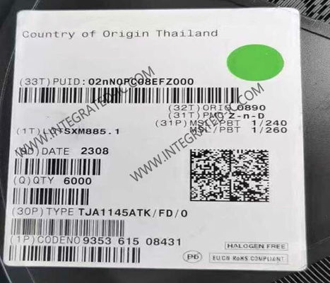 TJA1145ATK High-Speed CAN Transceiver Integrierter Schaltkreis Chip mit 5 Mb/s Datenrate und 8 kV ESD-Schutz