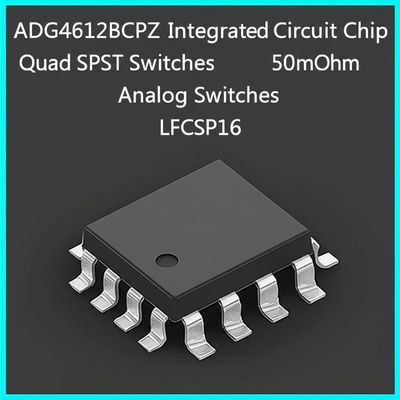 ADG4612BCPZ Integrierter Schaltkreislauf Chip mit 50mOhm Auf Widerstand 4 Kanal Quad SPST Schalter und 6,1 Ohm Max Auf Widerstand