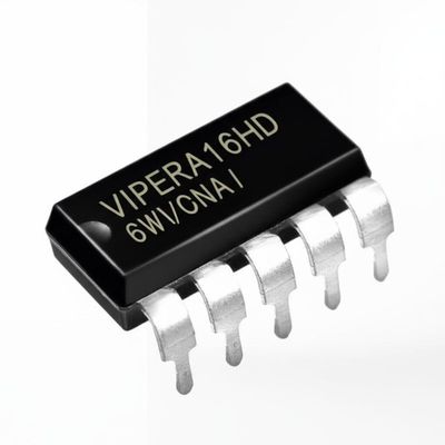 VIPERA16HD Integrierter Schaltkreis-Chip mit 6W Hochspannungs-Wandler, 800 V Lawinenfestigkeit und 60 kHz Betriebsfrequenz