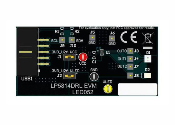LP5814DRLEVM Embedded Solutions LP5814 4-Kanal RGBW LED-Treiber-Evaluierungsmodul