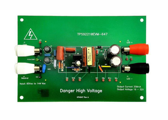 TPS92210EVM-647 Embedded Solutions Natural PFC LED-Beleuchtungs-Treiber-Controller-Evaluierungsmodul