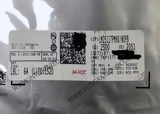 LM25117PMHX Integrierter Schaltkreis-Chip Synchroner Abwärtsregler mit weitem Eingangsspannungsbereich, robusten 3,3 A Peak-Gate-Treibern und präzisem 1,5 % Spannungsreferenz