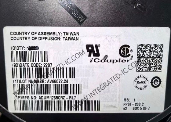 ADUM1285CRZ Integrierter Schaltkreis-Chip 3 kV RMS Dual-Kanal-Digitalisolator für Hochspannungsisolation