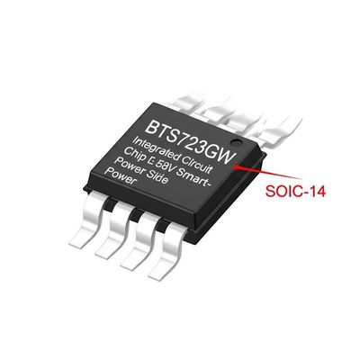 BTS723GW Integrierter Schaltkreis IC-Chip 7V bis 58V Intelligenter High-Side-Leistungsschalter mit 2 Ausgängen und 2,9 A Strom
