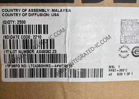 LTC4380HMS-4 Integrierter Schaltkreis Chip mit geringem Ruhestrom, Überspannungsschutz und Automobilqualität