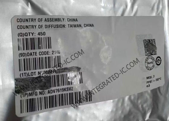 ADV7619KSVZ HDMI-Empfänger-IC-Chip 3 GHz 2-Kanal-HDMI 1.4a High Definition Multimedia Interface