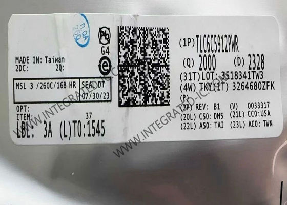 TLC6C5912PWR 12-Kanal-LED-Treiber-IC-Chip mit 50 mA Ausgangsstrom und 3 V bis 5,5 V Versorgungsspannung