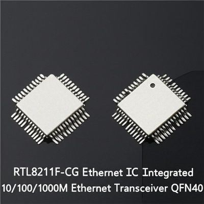 RTL8211F-CG Ethernet IC Integrierter 10/100/1000M Ethernet-Transceiver mit QFN40-Paket und IEEE 802.3-Konformität