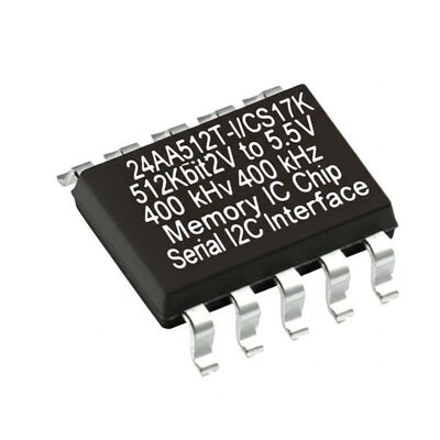 24AA512T-I/CS17K 512Kbit 1,7 V bis 5,5 V 400 kHz Speicher-IC-Chip Serien-EEPROM mit I2C-Schnittstelle