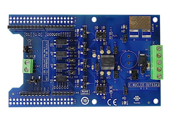 X-NUCLEO-OUT03A1 Eingebettete Lösungen Treiberstrommanagement Kernplattform-Evaluierung Expansionsbrett
