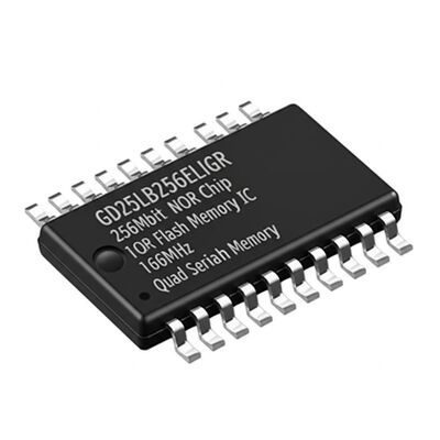 GD25LB256ELIGR 256 Mbit NOR Flash Memory IC with 166 MHz Quad SPI Serial Flash Memory