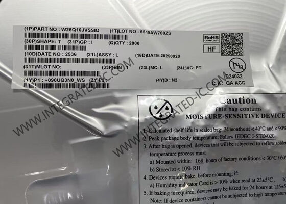 W25Q16JVSSIQ Speicher-IC-Chip 3V 16Mbit Serieller Flash-Speicher mit Dual/Quad SPI