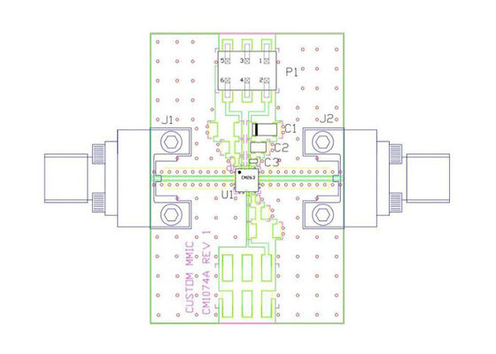 CMD271P3-EVB Embedded Solutions 6 GHz bis 11 GHz Evaluierungsausschuss für Geräuscharme Verstärker