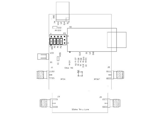 RFSA3713PCK-410 Embedded Solutions 5MHz bis 6000MHz Digitaler Dämpfungsglied-Evaluationsboard