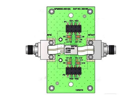 QPM6000EVB Embedded Solutions 8 GHz bis 14 GHz X-Band Dual-Channel-Limiter-Evaluationsboard