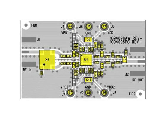 TQP3M9041-PCB eingebettete Lösungen 2,5 GHz bis 2,7 GHz TQP3M9041 Low Noise Amplifier Evaluation Board