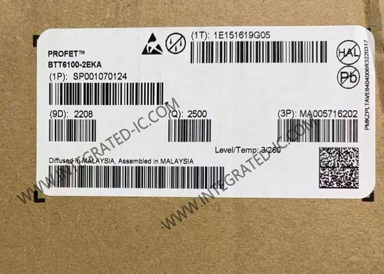 BTT6100-2EKA Integrierter Schaltkreis Chip Dual Channel Smart High-Side Power Switch mit 100mOhm Rds On, 5V ~ 36V Spannungsbereich und 2.2A Ausgangsstrom