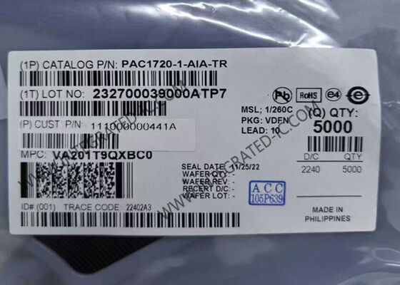 PAC1720-1-AIA-TR Integrierter Schaltkreis-Chip High-Side Bi-Direktionaler Stromsensor-Monitor mit 1% Genauigkeit und 0V bis 40V Eingang